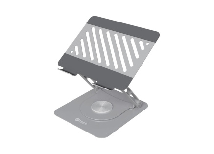 C-TECH Stojan na notebook Quallis NTS-200, do 16", nastavitelný, kovový