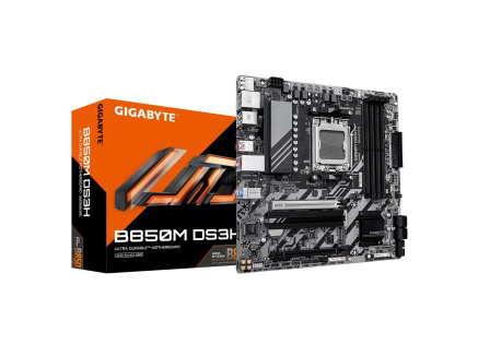 GIGABYTE MB Sc AM5 B850M DS3H, AMD B850, 4xDDR5, 2xDP, 1xHDMI, mATX