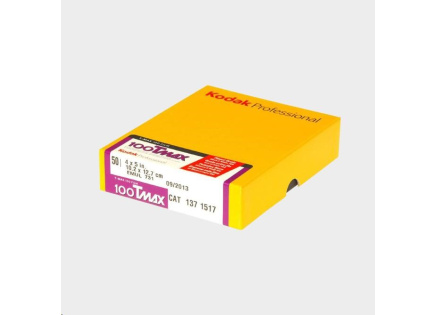 Kodak T-Max 100 4x5 50 Sheets