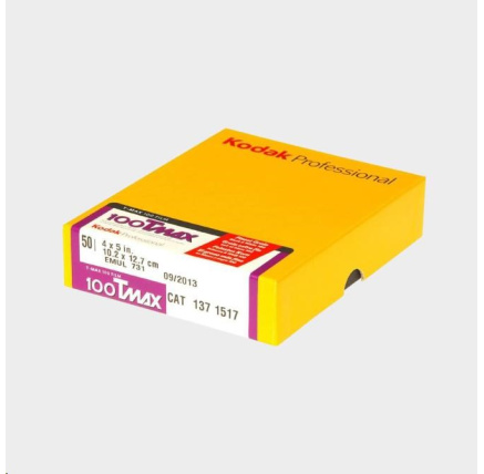 Kodak T-Max 100 4x5 50 Sheets