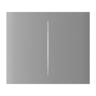 Ajax  CenterButton (2-gang) vertical - Středové dvou tlačítko, vertikální instalace, mlhová