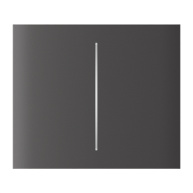 Ajax  CenterButton (2-gang) vertical - Středové dvou tlačítko, vertikální instalace, šedá