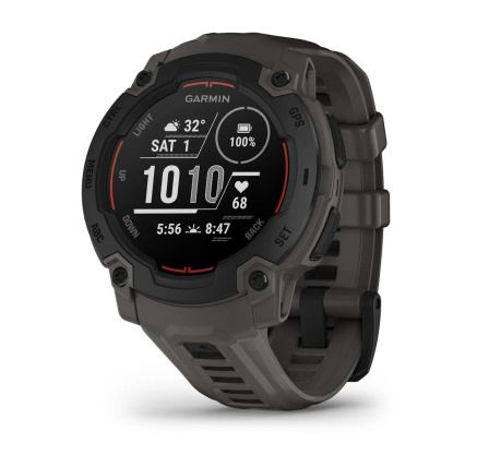 Garmin Instinct E – 45 mm, Black s charcoal páskem
