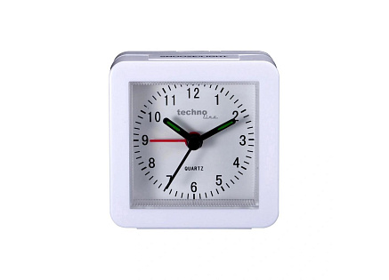 TechnoLine Modell SC analogový budík, bílý TechnoLine Modell SC analogový budík, bílý