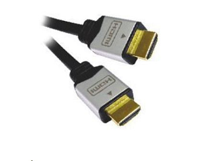 PREMIUMCORD Kabel HDMI A - HDMI A M/M 2m zlacené a kovové HQ konektory, 4K
