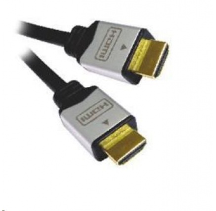 PREMIUMCORD Kabel HDMI A - HDMI A M/M 2m zlacené a kovové HQ konektory, 4K