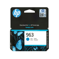 HP 963 Cyan Original Ink Cartridge (700 pages)