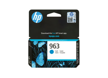HP 963 Cyan Original Ink Cartridge (700 pages)