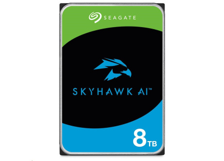 SEAGATE HDD 8TB SKYHAWK AI, 3.5", SATAIII, 7200 RPM, Cache 256MB
