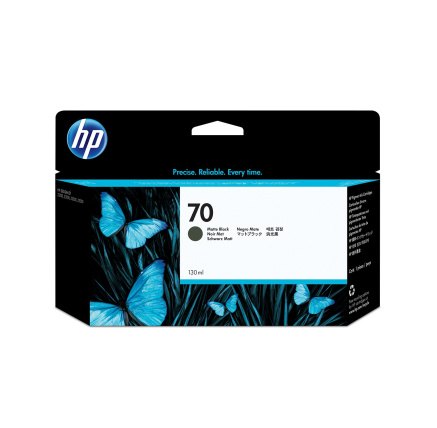 HP 70 Black matte DJ Ink Cart, 130 ml, C9448A