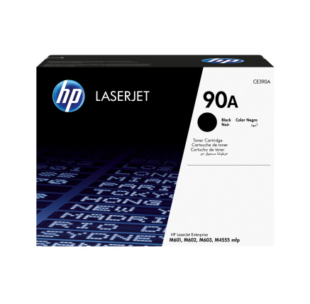 HP 90A Black LJ Toner Cart, CE390A (10,000 pages) HP 90A Black LJ Toner Cart, CE390A (10,000 pages)