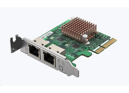 BAZAR - QNAP QXG-2G2T-I225 rozšiřující karta 2x 2,5GbE pro PC i NAS - rozbaleno BAZAR - QNAP QXG-2G2T-I225 rozšiřující karta 2x 2,5GbE pro PC i NAS - rozbaleno