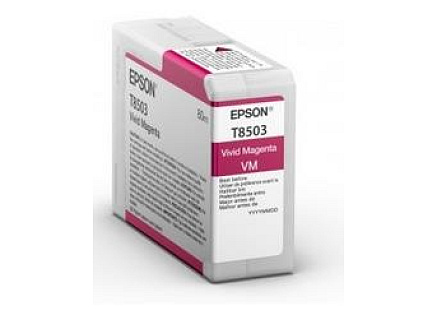 EPSON ink bar Singlepack Vivid Magenta T85030N UltraChrome HD ink 80ml