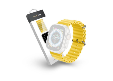 RhinoTech řemínek Ocean pro Apple Watch 42/44/45/49mm žlutá