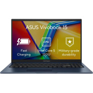ASUS NTB Vivobook 15 (X1504VA-BQ3047W), Core 5 120U, 16GB, 512GB SSD, Intel, W11 Home, Quiet Blue