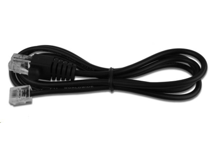 Virtuos kabel 10P10C-6P6C-24V1 pro pokladní zásuvky, černý, 1,1m