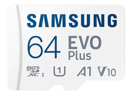 Samsung micro SDXC karta 64GB EVO Plus + SD adaptér Samsung micro SDXC karta 64GB EVO Plus + SD adaptér