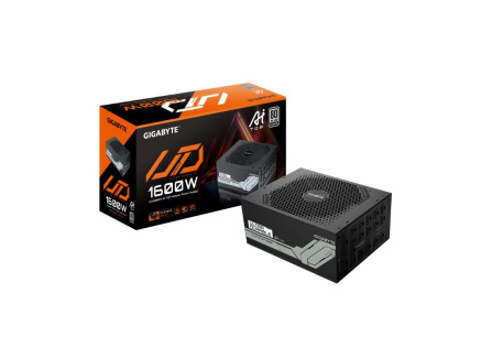 GIGABYTE zdroj UD1600PM PG5 AI TOP, 1600W, 80+ Platinum, 140mm fan