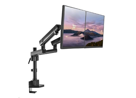 Dvouramenný stolní držák na 2 monitory Mounts AX812