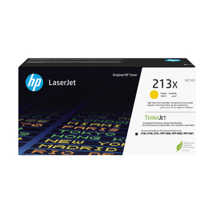 HP 213X Ylw Original LaserJet Toner Crtg (6,000 pages) HP 213X Ylw Original LaserJet Toner Crtg (6,000 pages)