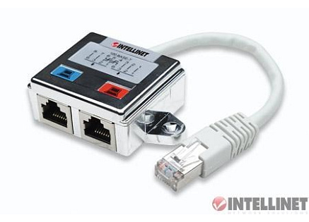 Intellinet 2-Port Modular Distributor, FTP Rozdvojka RJ45 Intellinet 2-Port Modular Distributor, FTP Rozdvojka RJ45