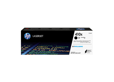 HP 410X Black LJ Toner Cart, CF410X (6,500 pages)