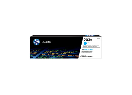 HP 203X High Yield Cyan Original LaserJet Toner Cartridge (2,500 pages)