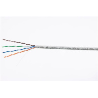 UTP kabel LYNX, Cat6, drát, LS0H, šedý, 305m