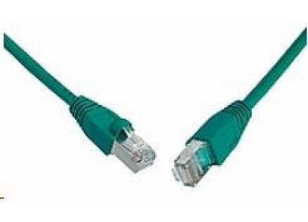 Solarix Patch kabel CAT6 SFTP PVC 10m zelený snag-proof C6-315GR-10MB