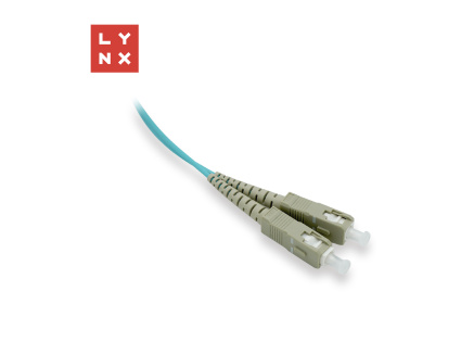 LYNX duplexní patch kabel MM, OM3, SC/SC, 50/125µm, 1m LYNX duplexní patch kabel MM, OM3, SC/SC, 50/125µm, 1m