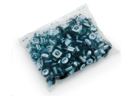 Triton montážní sada do racku M6, balení 20ks, (šrouby, matky, podložky)