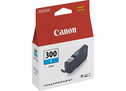 Canon CARTRIDGE PFI-300 C azurová pro imagePROGRAF PRO-300 BAZAR/POŠKOZENÝ OBAL
