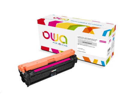 OWA Armor toner pro HP Color Laserjet CP5220, 5225, 7300 Stran, CE743A, červená/magenta