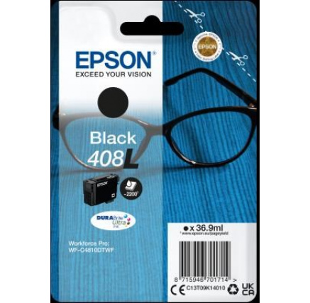EPSON ink Black 408L DURABrite Ultra Ink (2.200 str.) EPSON ink Black 408L DURABrite Ultra Ink (2.200 str.)