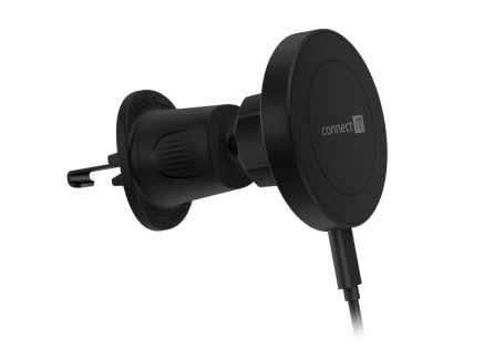 CONNECT IT InCarz MagSafe univerzální magnetická bezdrátová nabíječka do auta, černá
