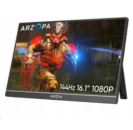 Arzopa Z1FC Portable Monitor 16.1" 144hz IPS Full HD 1080p Metal Housing Přenosný monitor + pouzdro