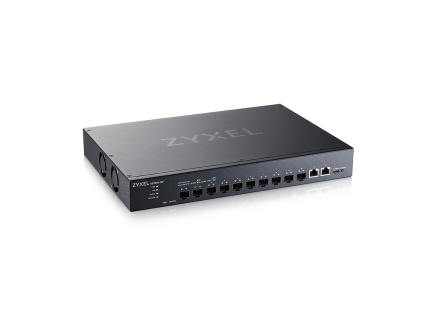 Zyxel XS1935-12F, 10-port 10G L3 Smart Managed Fiber Switch, 2 Multi-Gigabit Ports, hybrid mode, standalone or NebulaFle