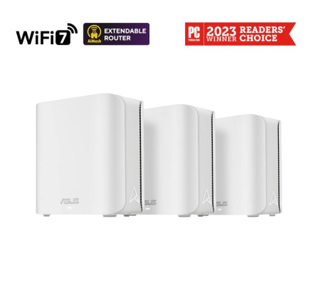 ASUS ZenWifi BD4 3-pack, WiFi7 Extendable Router, AiMesh, 2x WAN/LAN ASUS ZenWifi BD4 3-pack, WiFi7 Extendable Router, AiMesh, 2x WAN/LAN
