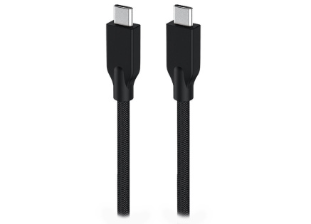 GENIUS nabíjecí kabel ACC-C2CC-3A, 100cm, USB-C na USB-C, 3A, PD60W, opletený, černý GENIUS nabíjecí kabel ACC-C2CC-3A, 100cm, USB-C na USB-C, 3A, PD60W, opletený, černý
