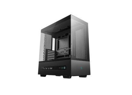 DEEPCOOL Case CH690 DIGITAL, ATX, Průhledná bočnice, černá
