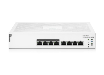 HPE Networking Instant On Switch 8p Gigabit CL4 PoE 65W (fanless) 1830 (JL811A)