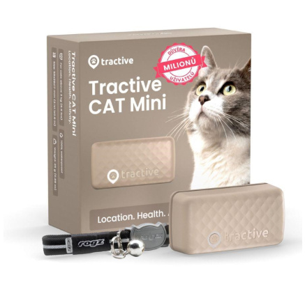 Tractive GPS CAT Mini, Hnědá
