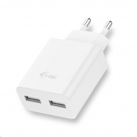 iTec USB Power Charger 2 Port 2.4A - USB nabíječka - bílá