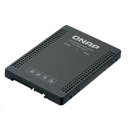 QNAP QDA-A2MAR diskový adaptér 2x M.2 SATA do 2,5" SATA