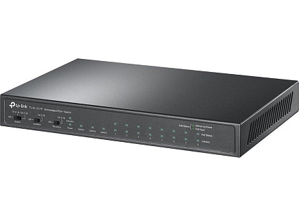 TP-Link CCTV switch TL-SL1311P (8x100Mb/s, 2xGbE, 1xSFP, 8xPoE+, 65W, fanless)