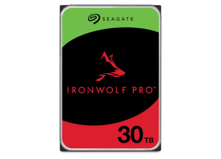 SEAGATE HDD 30TB IRONWOLF PRO, 3.5", SATA 6 Gb/s, 7200 RPM, Cache 512MB SEAGATE HDD 30TB IRONWOLF PRO, 3.5", SATA 6 Gb/s, 7200 RPM, Cache 512MB