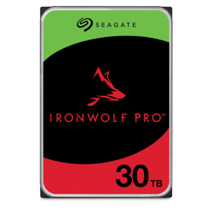 SEAGATE HDD 30TB IRONWOLF PRO, 3.5", SATA 6 Gb/s, 7200 RPM, Cache 512MB