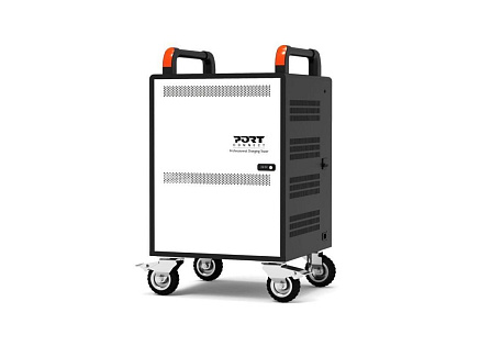 PORT CONNECT CHARGING CABINET 20 Notebooks + RACK 1xU 19’’, černý a béžový