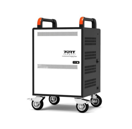 PORT CONNECT CHARGING CABINET 20 Notebooks + RACK 1xU 19’’, černý a béžový