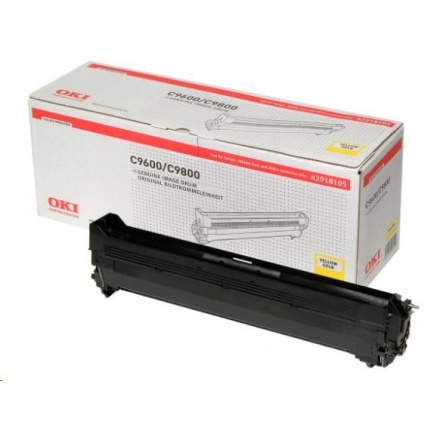 Oki Obraz. válec pro žlutý toner do C9600/C9650/C9655//C9800/C9850/C9800MFP/C9850MFP (30k)